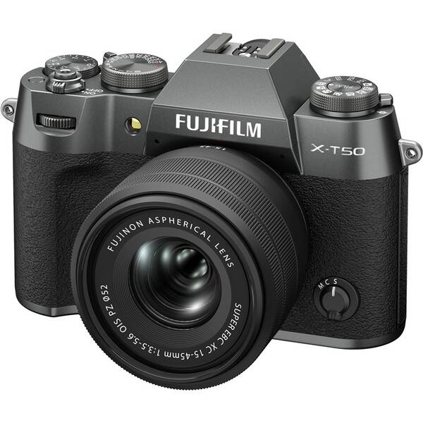 Digitálny fotoaparát Fujifilm X-T50 + XC 15-45mm f/3.5-5.6 OIS PZ čierny/sivý

