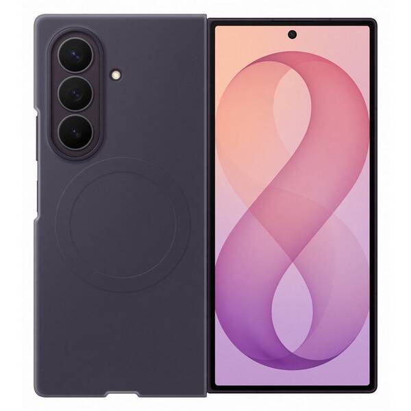 Kryt na mobil Samsung Silikonový  s magnetem Galaxy Z Fold8 Ultra fialový

