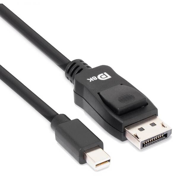 Kábel Club3D mini DisplayPort 1.4/DisplayPort 1.4, 2m čierny

