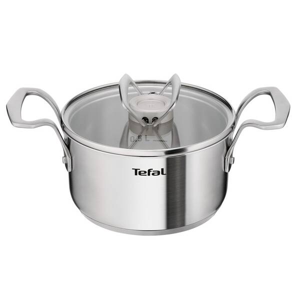 Hrniec s pokrievkou Tefal E5294204, 16 cm nerez

