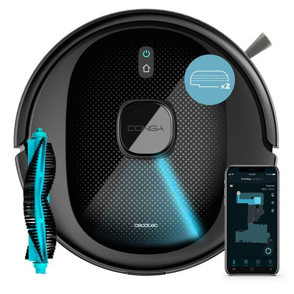 Robotický vysávač Cecotec Conga 7490 Immortal X-Treme čierny

