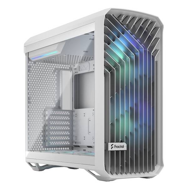 Case FRACTAL DESIGN Torrent RGB Tempered Glass Clear Tint biela

