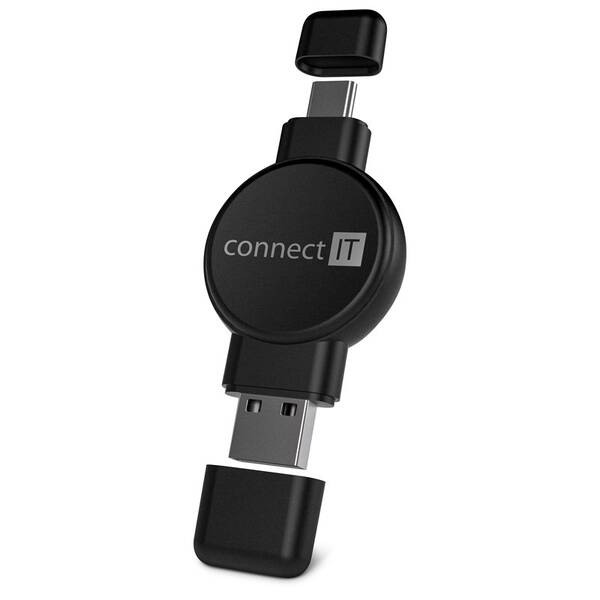 Bezdrôtová nabíjačka Connect IT WatchTravelCharge čierna

