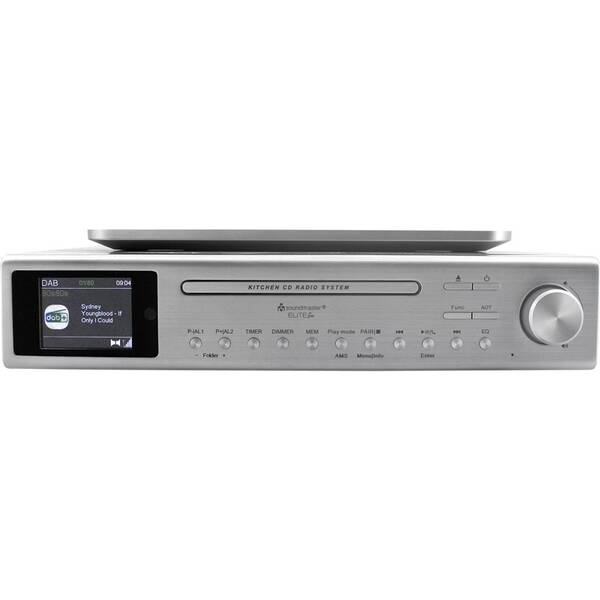 Rádioprijímač DAB+/CD Soundmaster UR2180SI strieborný

