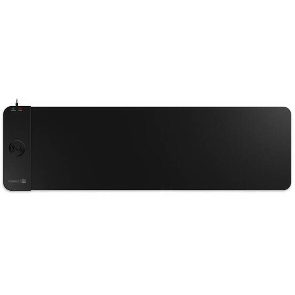 Podložka pod klávesnicu a myš Connect IT Charge L, 80 × 30 cm čierna

