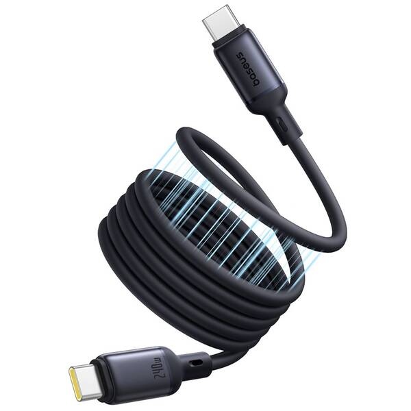 Kábel Baseus PicoGo magnetic USB-C/USB-C 1m 240W čierny

