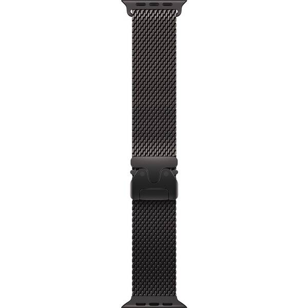 Remienok Apple 49mm milánsky ťah z čierneho titánu – L 

