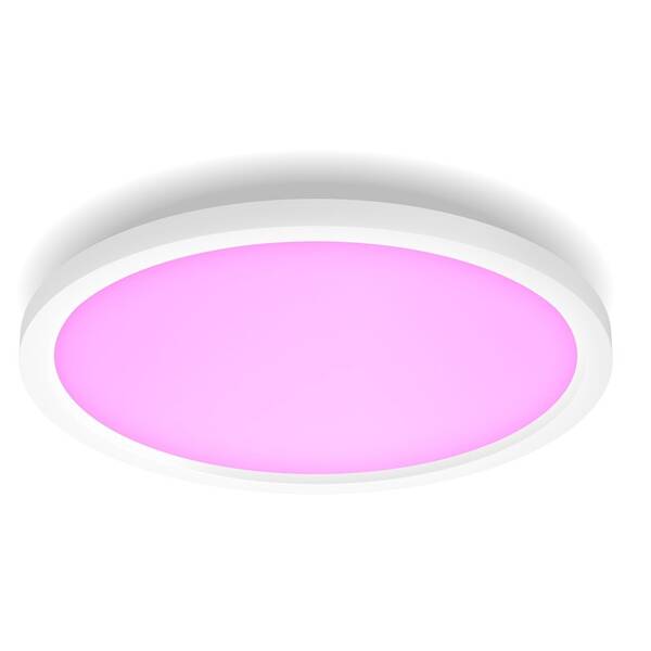 LED stropné svietidlo Philips Surimu Hue Panel, 60W, 39,5 cm, White and Color Ambiance biele

