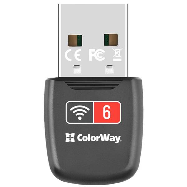 Wi-Fi adaptér ColorWay CW-AD-W1 čierny

