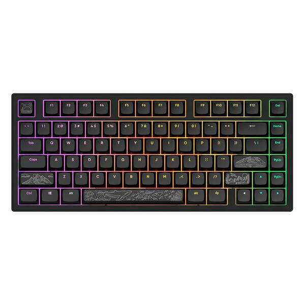 Klávesnica Dark Project ALU Terra Nostra R2, US čierna

