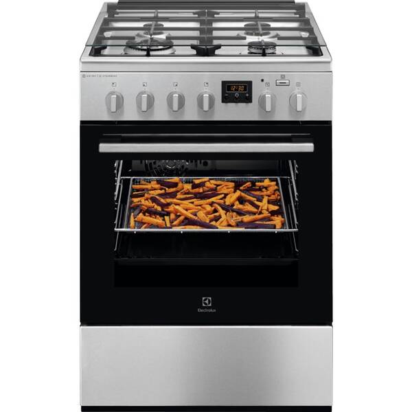 Kombinovaný sporák Electrolux LKK664200X nerez

