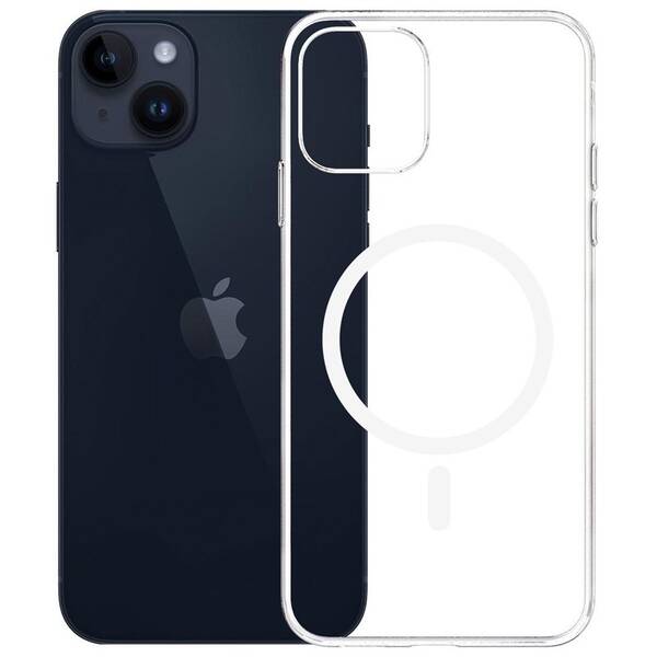 Kryt na mobil 3mk Clear MagCase na Apple iPhone 13 priehľadný

