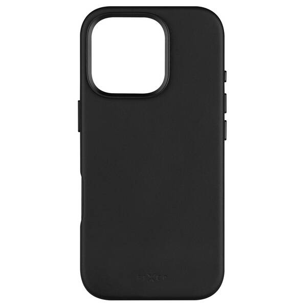 Kryt na mobil FIXED MagLeather s podporou MagSafe na Apple iPhone 16 Pro čierny

