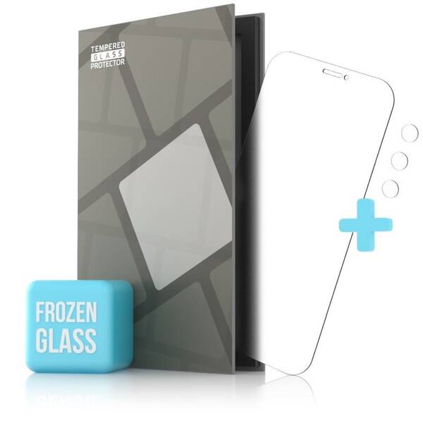 Tvrdené sklo Tempered Glass Protector Frozen Glass 0,3 mm na Apple iPhone 12 Pro Max + sklo na čočku 


