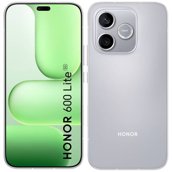 Mobilný telefón HONOR 600 Lite 5G 8 GB / 256 GB sivý

