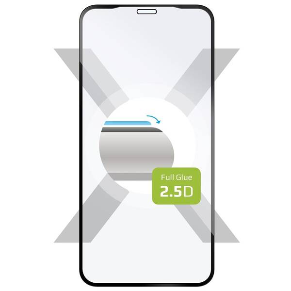 Tvrdené sklo FIXED Full-Cover na Apple iPhone XR/11 čierne

