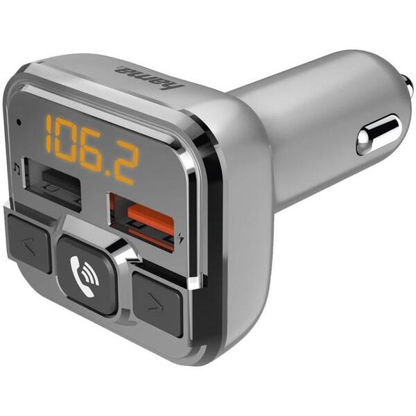 FM Transmitter Hama 14165 strieborný

