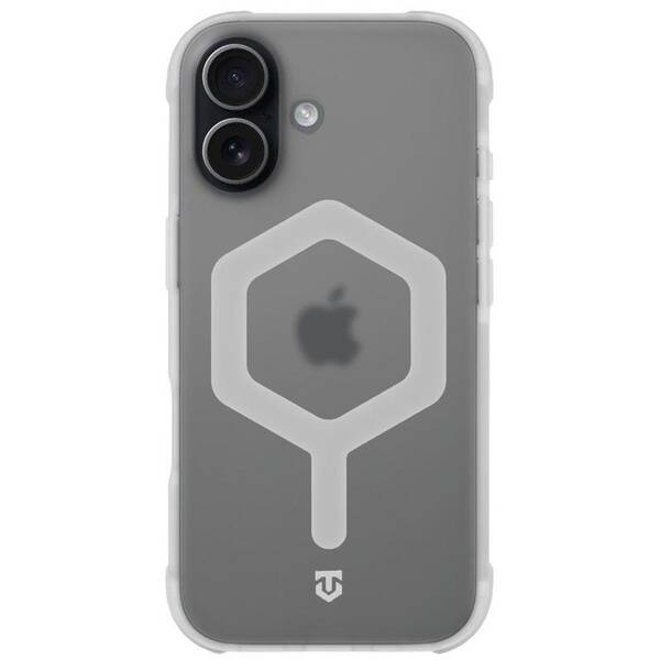 Kryt na mobil Tactical MagForce Hexagon na Apple iPhone 17 biely/priehľadný

