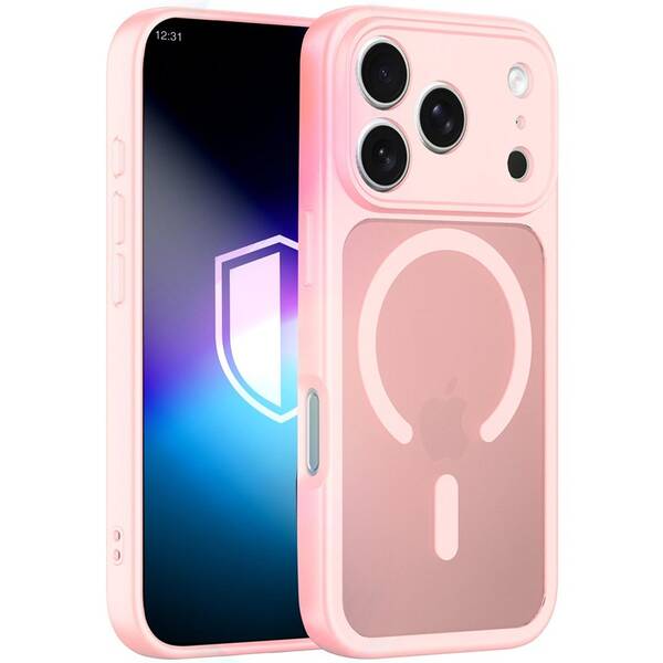 Kryt na mobil 3mk Misty MagCase  na Apple iPhone 17 Pro ružový

