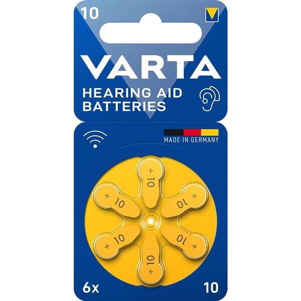 Batéria do načúvacích prístrojov Varta Hearing Aid Battery 10, blistr 6ks 

