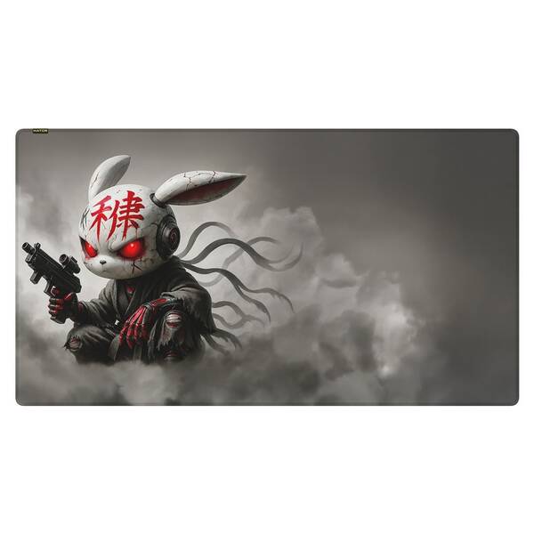 Podložka pod myš HATOR Tonn EVO 3XL Design Edition Angry bunny sivá

