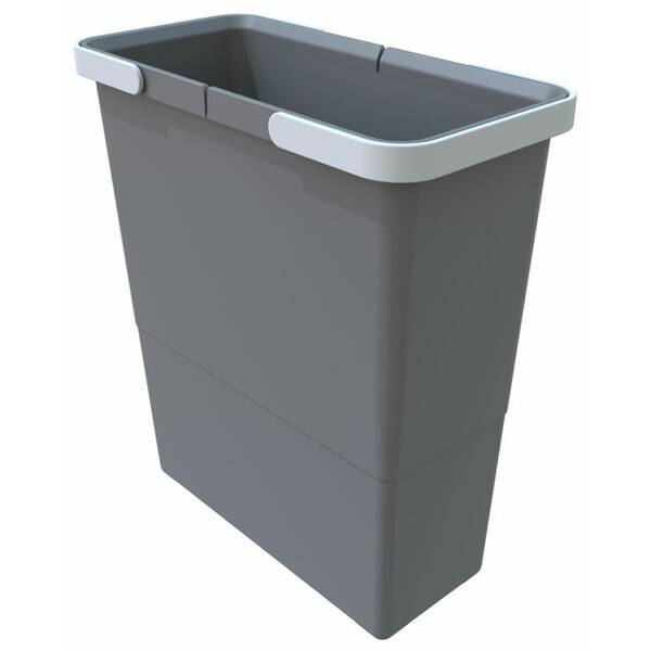 Odpadkový kôš Elletipi Cover NARROW, 12 l, 34 × 15 × 30 cm sivý

