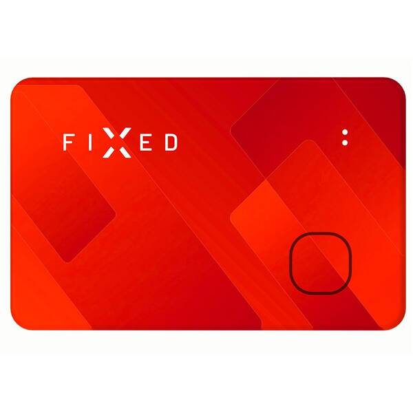 Lokátor FIXED Tag Card s podporou Find My, bezdrôtové nabíjanie oranžový


