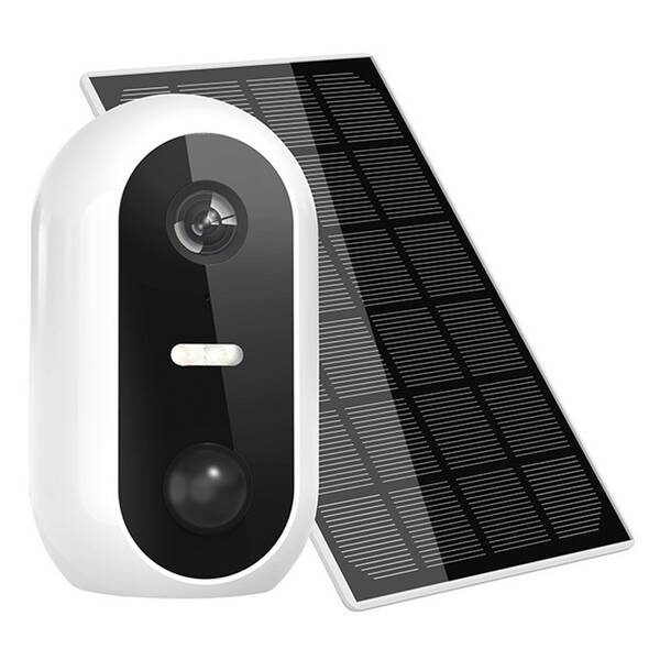 IP kamera Solight Wi-Fi + solárny panel biela

