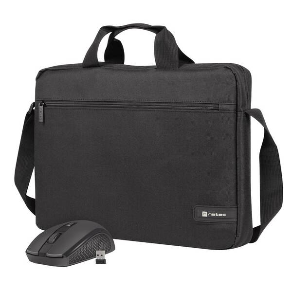 Brašna na notebook Natec 15,6" + WL mouse WALLAROO 2 čierna

