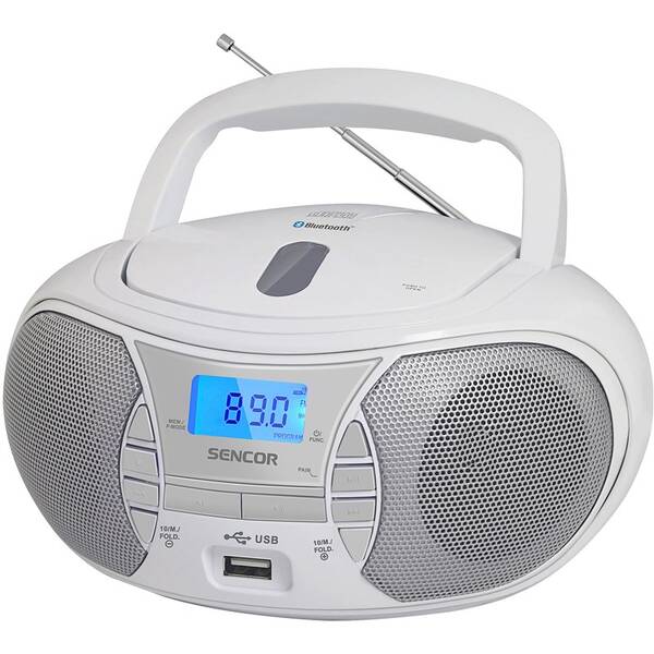 Rádioprijímač s CD Sencor SPT 2700 biely

