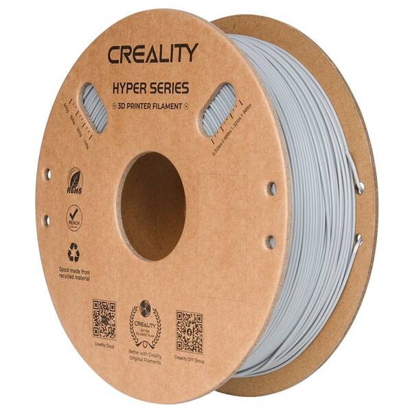 Tlačová struna (filament) Creality Hyper PLA 1kg sivý

