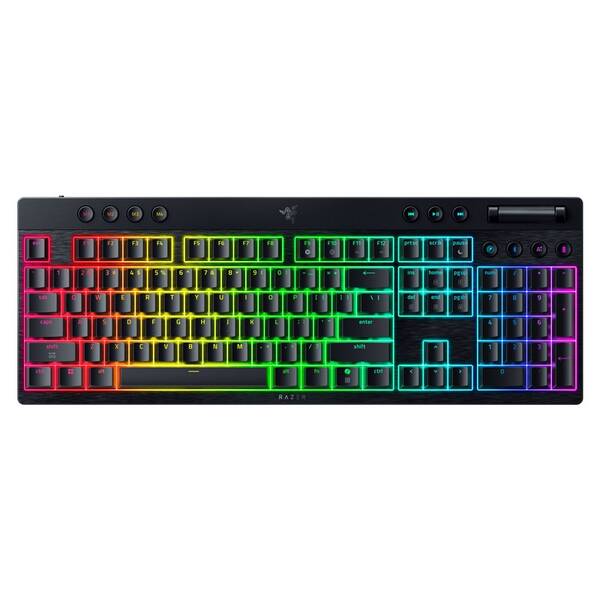 Klávesnica Razer BlackWidow V4 Low-profile HyperSpeed (Green Switch), US layout čierna

