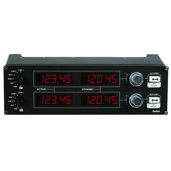 Ovládač Logitech G Saitek Pro Flight Radio Panel čierny

