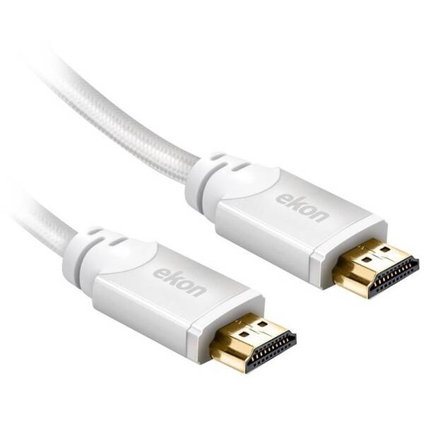 Kábel Ekon HDMI-HDMI 3M WHI 

