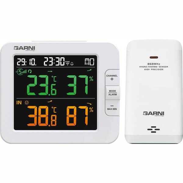 Teplomer GARNI 419T SMART biela

