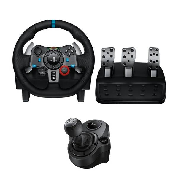 Volant Logitech G29 Driving Force pro PS3, PS4, PS5, PC + pedály + Driving Force Shifter čierny

