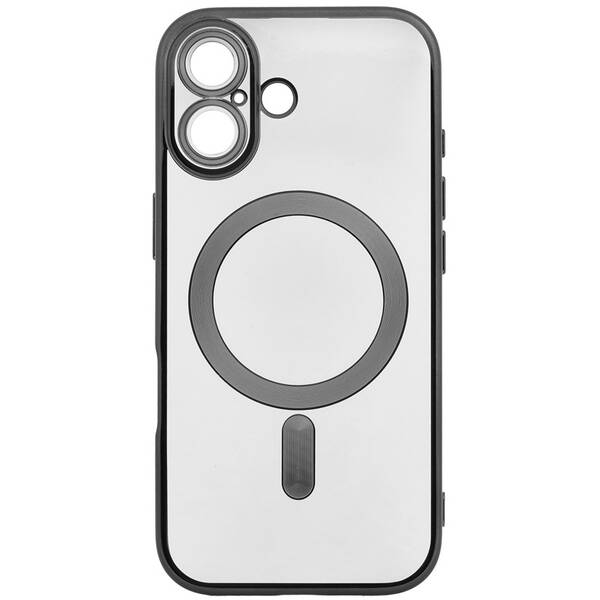 Kryt na mobil WG Magic Eye Magnet na Apple iPhone 17 čierny/priehľadný

