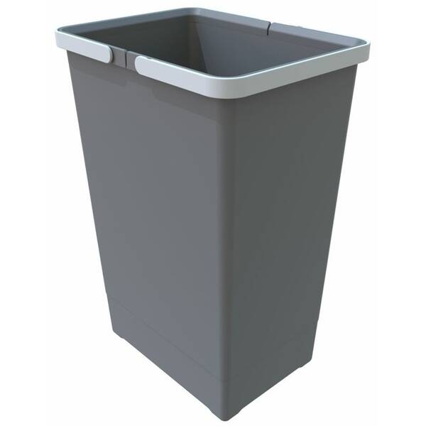 Odpadkový kôš Elletipi Cover BIG, 24 l, 44 × 22,5 × 30 cm sivý

