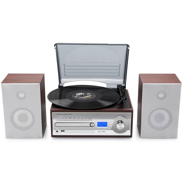 Mikro HiFi systém Hyundai RTC 182 SU RIP strieborný/hnedý

