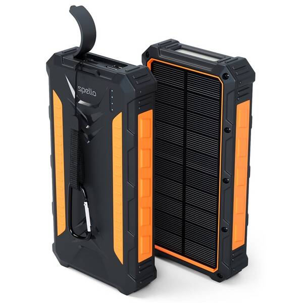 Powerbank Spello by Epico 24 000 mAh Solar čierny/oranžový

