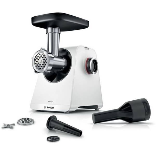 Mlynček na mäso Bosch MFWS420W biely

