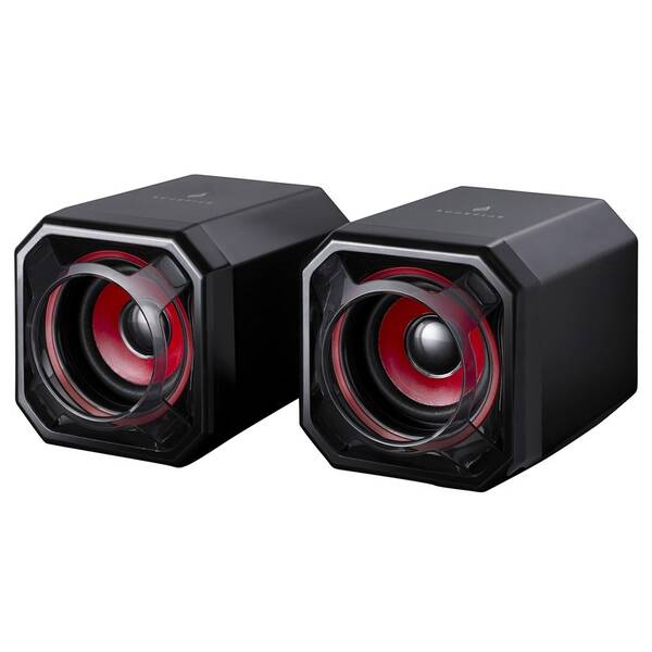 Reproduktory SureFire Gator Eye Gaming, 2.0 čierne/červené

