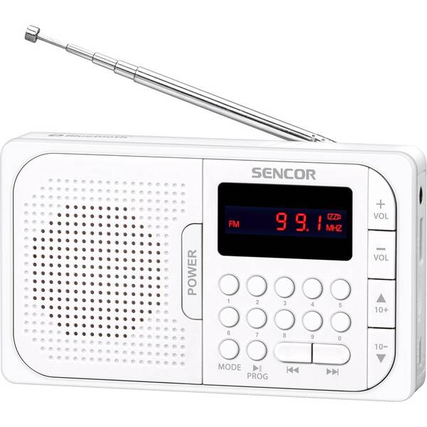 Rádioprijímač Sencor SRD 216WH biely

