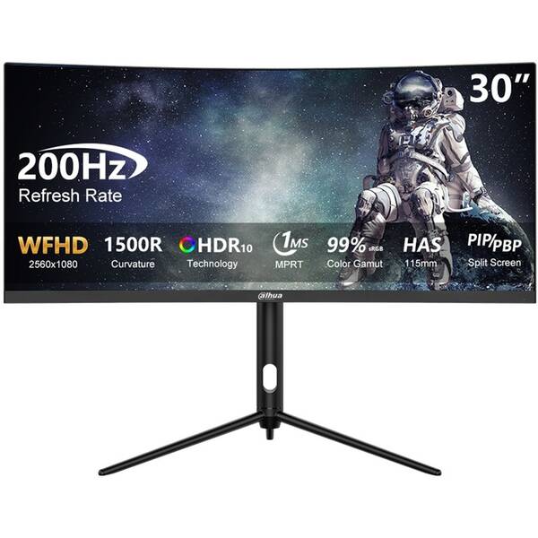 Monitor Dahua LM30-E330CA čierny


