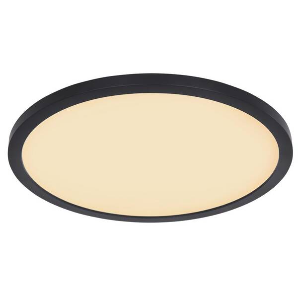 LED stropné svietidlo GLOBO Sapana, kulaté, 29,4 cm, 18W čierne

