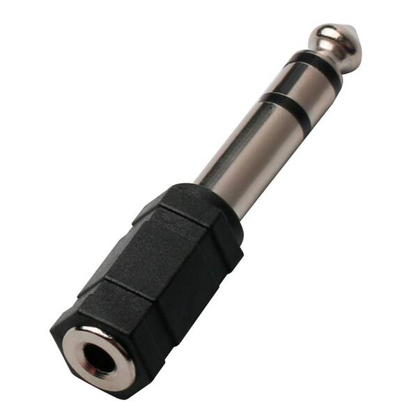 Redukcia GoGEN 6,3 mm/3,5 mm jack, stereo čierna

