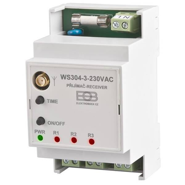 Prijímač Elektrobock WS304-3 230VAC, troj-kanálový 

