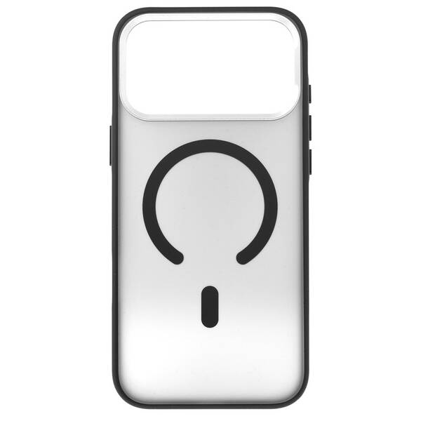 Kryt na mobil WG Matte Frame Magnet na Apple iPhone 17 Pro/18 Pro čierny

