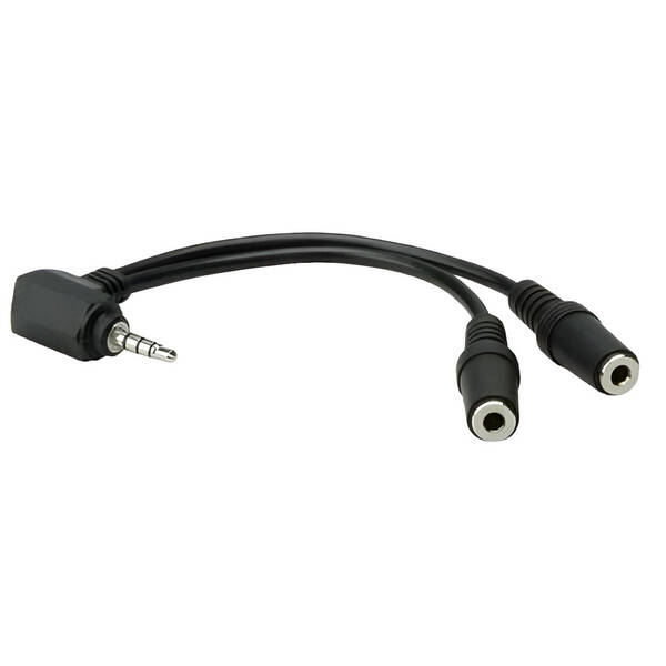Redukcia AQ 2x Jack 3,5mm / Jack 3,5mm, M/F 

