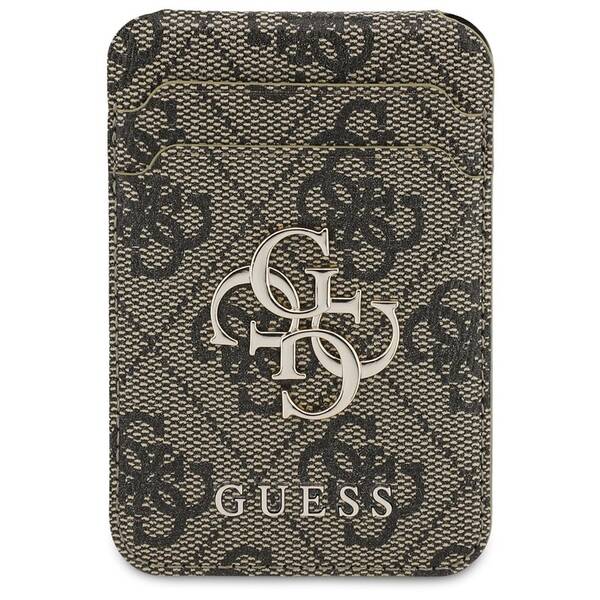 Peňaženka Guess 4G Metal Logo MagSafe Cardslot hnedá

